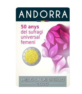 2 Euro Andorre 2020 - 50 ans de suffrage universel pour les femmes