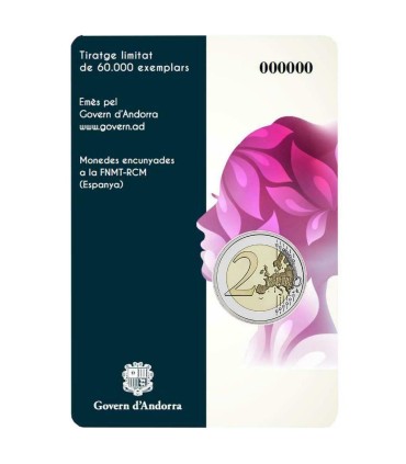 2 Euro Andorre 2020 - 50 ans de suffrage universel pour les femmes