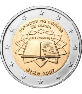 2 Euro Irlande 2007 Traité de Rome -  
Thème: 2 € commémorative au traité de Rome Irlande 2007
 
 Tirage :4 800 000  exemplaires