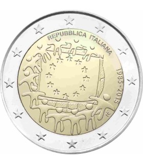 2 Euro Italie 2015-Drapeau - 
	 

	Description:

	Afin de célébrer le 30e anniversaire du drapeau de l’UE, les pays de la zone e