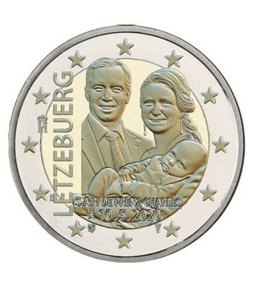 2 Euro Luxembourg 2020 Naissance du prince Charles