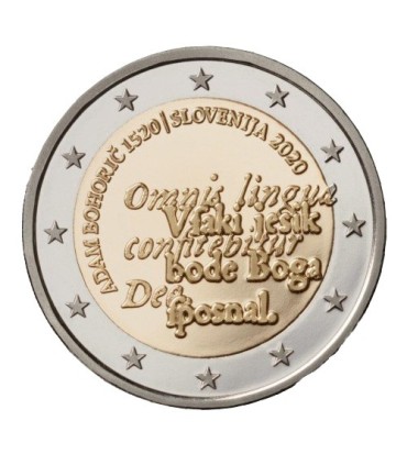 2 Euro Slovénie 2020 - 500e anniversaire de la naissance d’Adam Bohorič