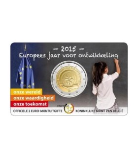 2 Euro Belgique 2015 Année du Développement