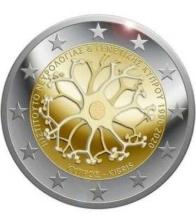 2 Euro Chypre 2020 30 ans de l’Institut chypriote de neurologie