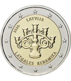 2 Euro BU Lettonie 2020 - Céramique de Latgale