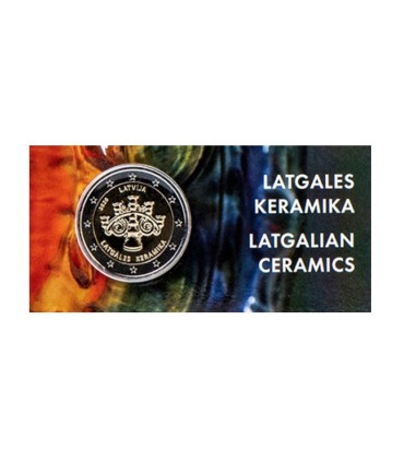 2 Euro BU Lettonie 2020 - Céramique de Latgale
