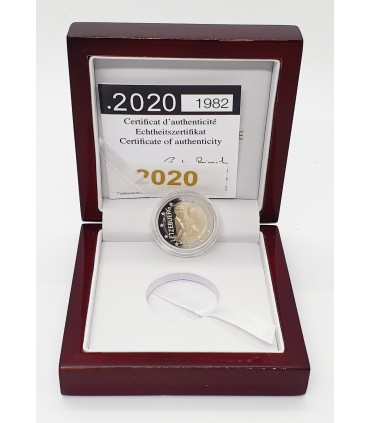 2 Euro Luxembourg 2020 Naissance du prince Charles version hologramme