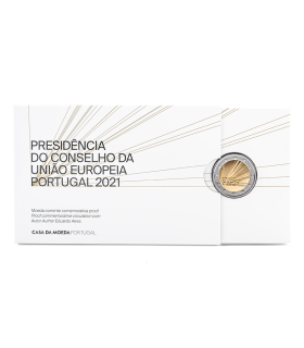 2 Euro BE Portugal 2021 - Présidence du Conseil de l'Europe