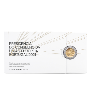 2 Euro BE Portugal 2021 - Présidence du Conseil de l'Europe