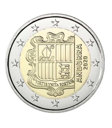 2 Euros Andorre courante 2020