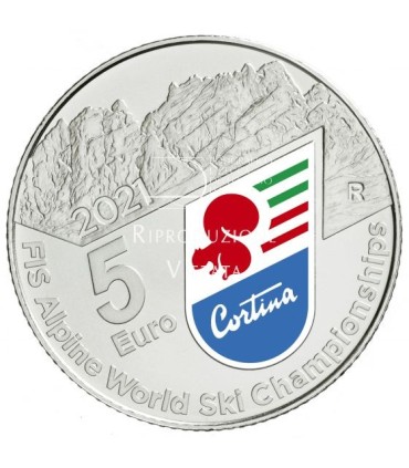 5 euro Italie 2021 Mondial de Ski Alpin