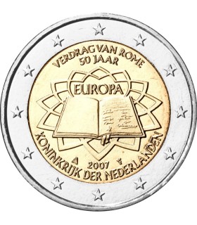 2 Euro Pays bas 2007 Traité de Rome -  
Thème: 2 € commémorative Portugal 2007 commémorant la Présidence de l'union Européenne.
