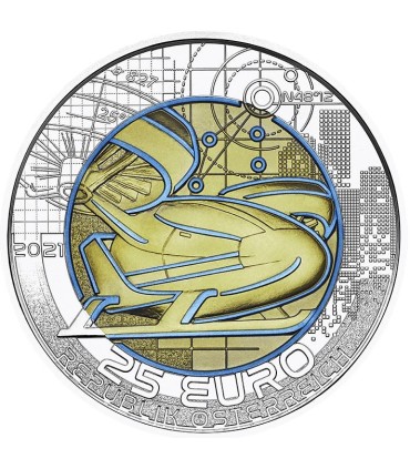 25 Euro Autriche Nobium 2021