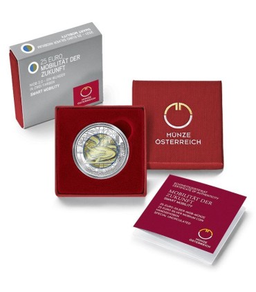25 Euro Autriche Nobium 2021