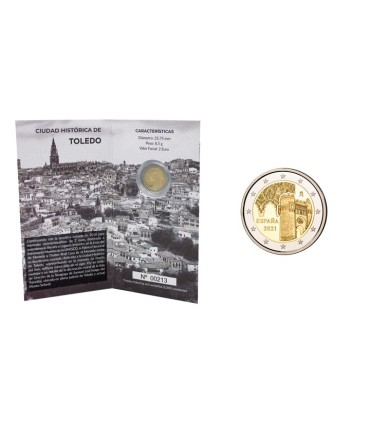 2 Euro BE Espagne 2021 - Ville de Tolède