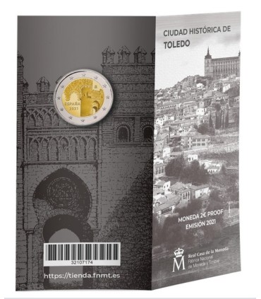 2 Euro BE Espagne 2021 - Ville de Tolède