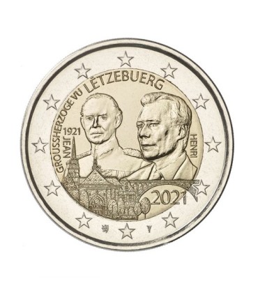 2 Euro Luxembourg 2021- Le 100e anniversaire du Grand-Duc Jean