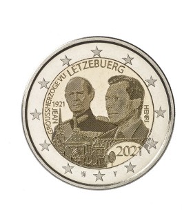 2 Euro Luxembourg 2021- 100e anniversaire du Grand-Duc Jean version photo