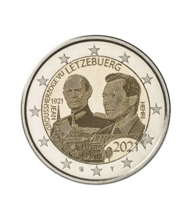 2 Euro Luxembourg 2021- 100e anniversaire du Grand-Duc Jean version photo