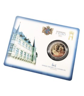Coincard 2 Euro Luxembourg 2021- Le 100e anniversaire du Grand-Duc Jean