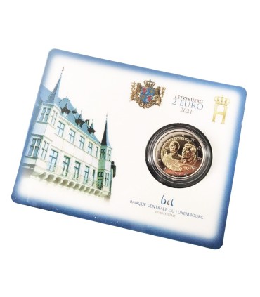 Coincard 2 Euro Luxembourg 2021- Le 100e anniversaire du Grand-Duc Jean