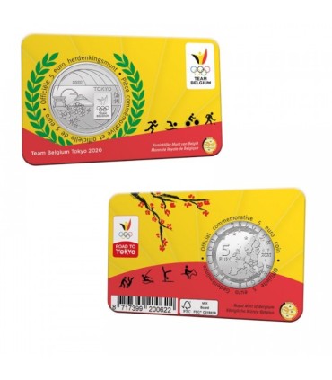 5 euro Belgique 2021 - Team Belgium - Jeux olympique de Tokyo