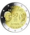 2 Euro ALLEMAGNE 2013 Traité Elysée - Dans le cadre de la célébration du cinquantenaire de la signature du Traité de l'Elysée, u