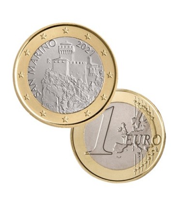 1 Euro Saint Marin 2021