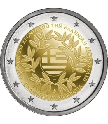 2 Euro Grèce 2021 - Bicentenaire de la Révolution Grecque