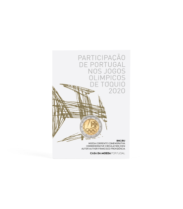 2 Euro Portugal 2021 Brillant Universel - Jo de Tokyo 2020
