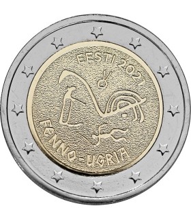 2 Euro Estonie 2021 - peuples finno-ougriens