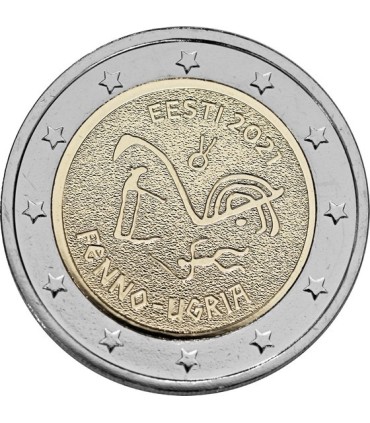 2 Euro Estonie 2021 - peuples finno-ougriens