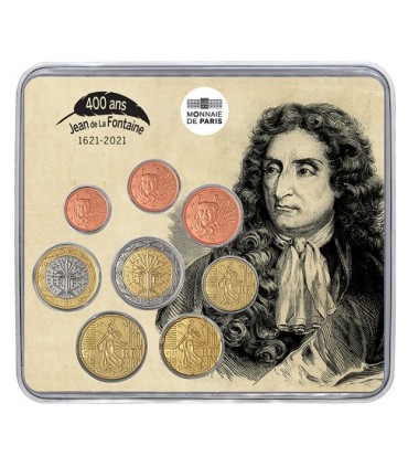 Miniset BU France 2021 L'Art de la Plume - Jean de la Fontaine