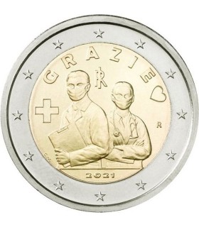2 Euro Italie 2021 - Merci aux professionnels de santé