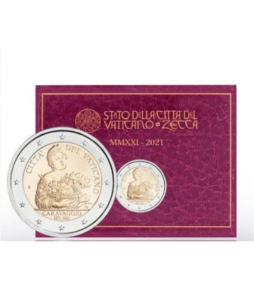 2 Euro Vatican 2021 - 450e anniversaire de la naissance du Caravage