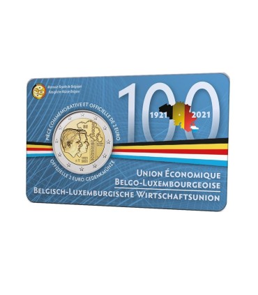 Coincard Francaise 2 Euro Belgique 2021
