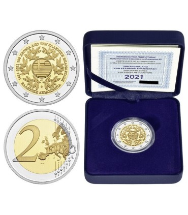 2 Euro Belle Epreuve Grèce 2021 - Bicentenaire de la Révolution Grecque