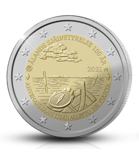 2 Euro  Finlande 2021 - 100 ans de l'autonomie de Aland
