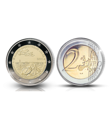 2 Euro Belle Epreuve Finlande 2021 - 100 ans de l'autonomie de Aland