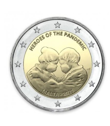 2 Euro Malte 2021 - Héros de la Pandémie