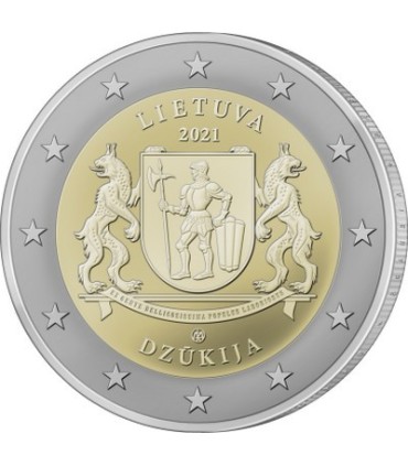 2 Euro Lituanie 2021 - Dzūkija