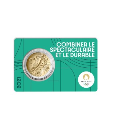 5 x 2 Euro France 2021 - Paris 2024