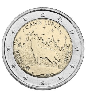2 Euro Estonie 2021 - Le Loup