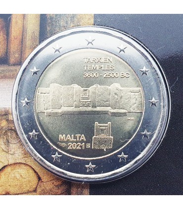 Coincard 2 Euro Malte 2021 - Temples de Tarxien