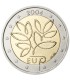 2 Euro Finlande 2004 Elargissement UE - 2 euro commémorative Finlande 2004 avec un dessin représente un pilier stylisé dont les 