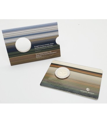 Coincard 2 Euro Lituanie 2021 - Réserve de la biosphère de žuvintas