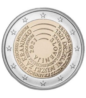 2 Euro Slovénie 2021 - 200 ans du musée Carniola