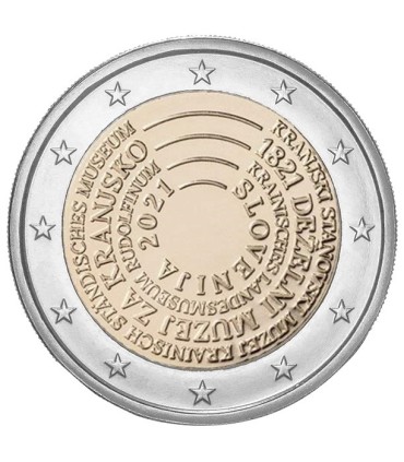 2 Euro Slovénie 2021 - 200 ans du musée Carniola