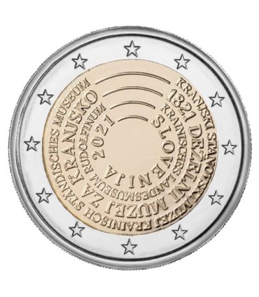 2 Euro Belle Epreuve Slovénie 2021 - 200 ans du musée Carniola