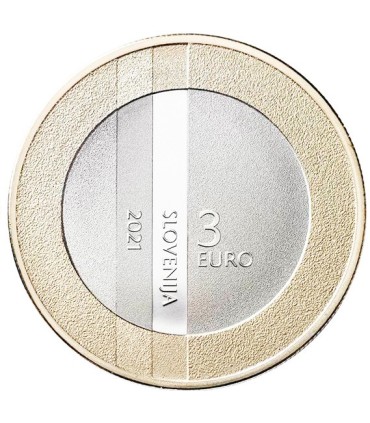 3 euro Slovénie 2021 30 ans de l'indépendance de la Slovénie